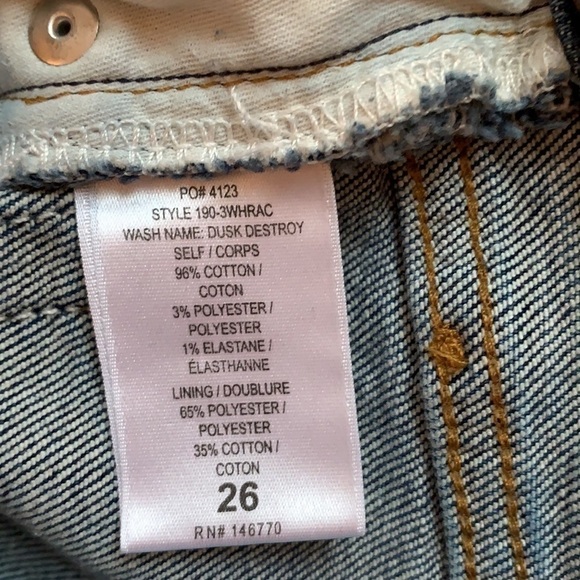 Re/Done High Rise Ankle Crop Jeans 26 - Picture 13 of 15